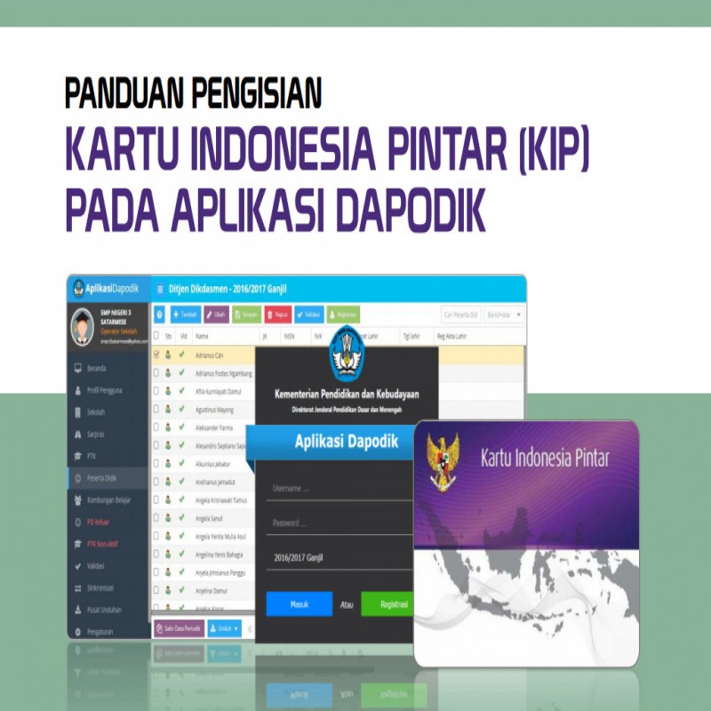 Panduan Pengisian Atau Cara Input KIP Pada Dapodik 2016